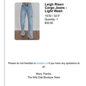 Leigh Risen Women's Light Blue Flare Jeans